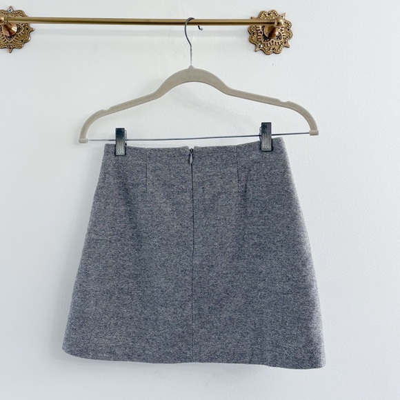Aritzia Wilfred Essonne Wool Cashmere Mini Skirt 0 - Picture 5 of 7